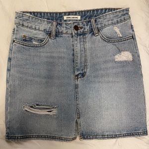 Billabong denim skirt